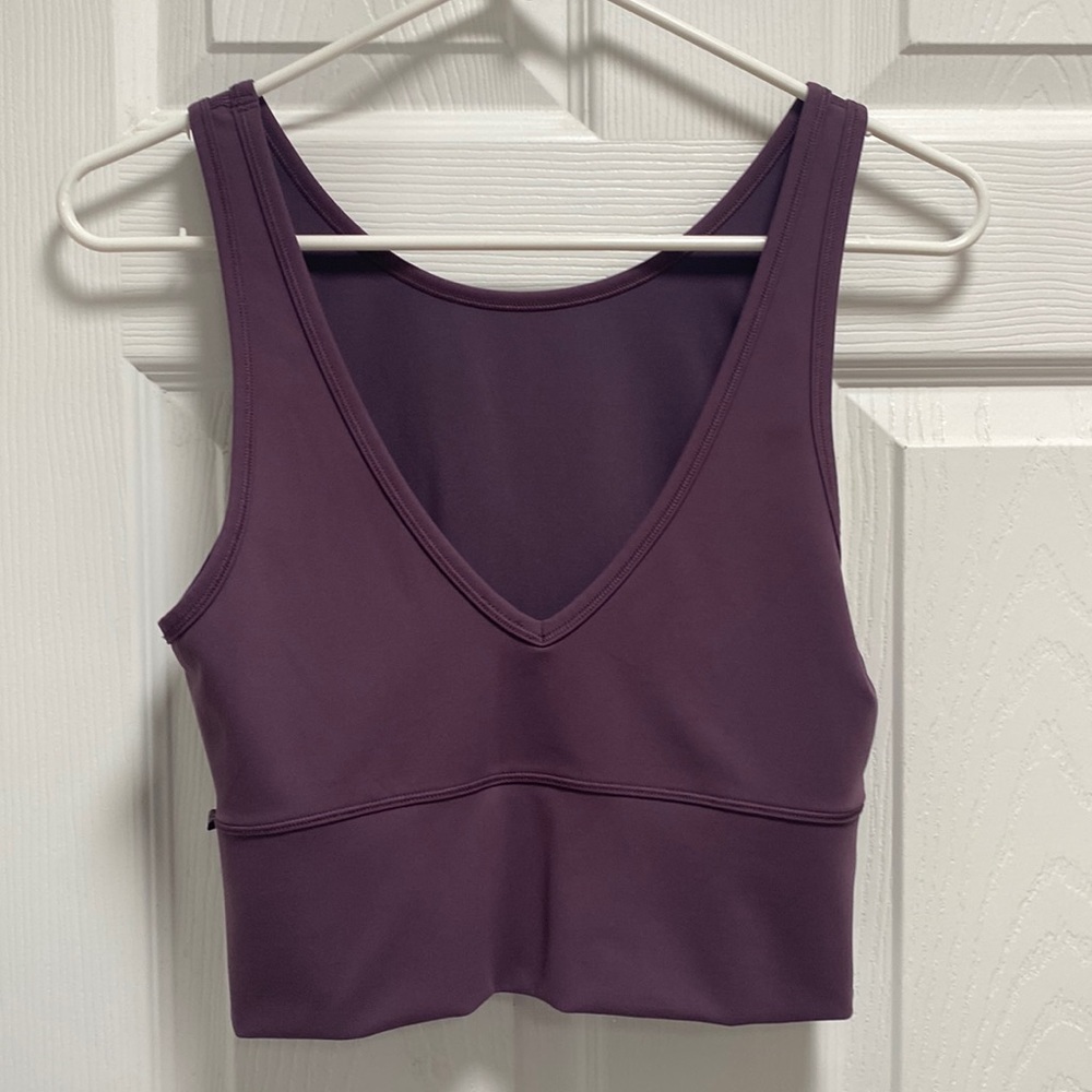 Lululemon purple align reversible tank top size 8